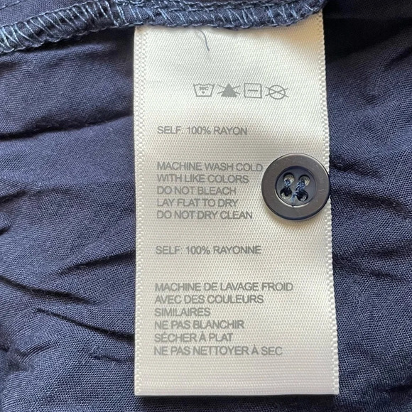 URBAN Outfitters button down ruffle swiss dot boho off the shoulder mini dress - Picture 13 of 13